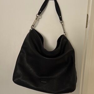 Coach Black Hobo Bag with Adjustable Strap